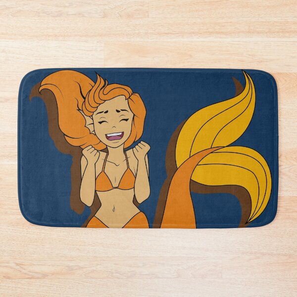 Item preview, Orange Mermaid designed and sold by AlwaysHollyJo.