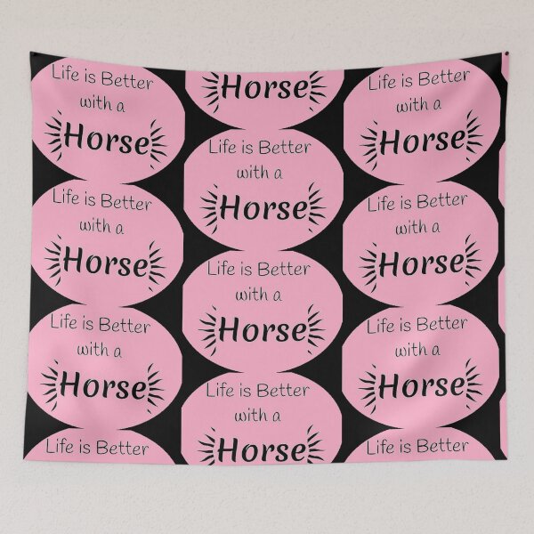 Item preview, Life is Better with a Horse designed and sold by MissLadyGraves.
