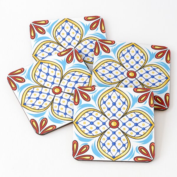 Item preview, Mexican Style Tile pattern 8: Mixed Print Magic designed and sold by Rebecca Turk.
