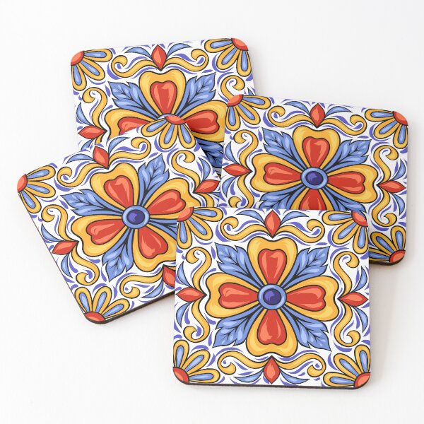 Item preview, Mexican Style Tile pattern 9: Mixed Print Magic designed and sold by Rebecca Turk.