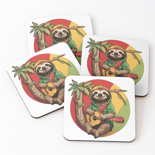 Item preview, Reggae Sloth designed and sold by reggaeartgifts.