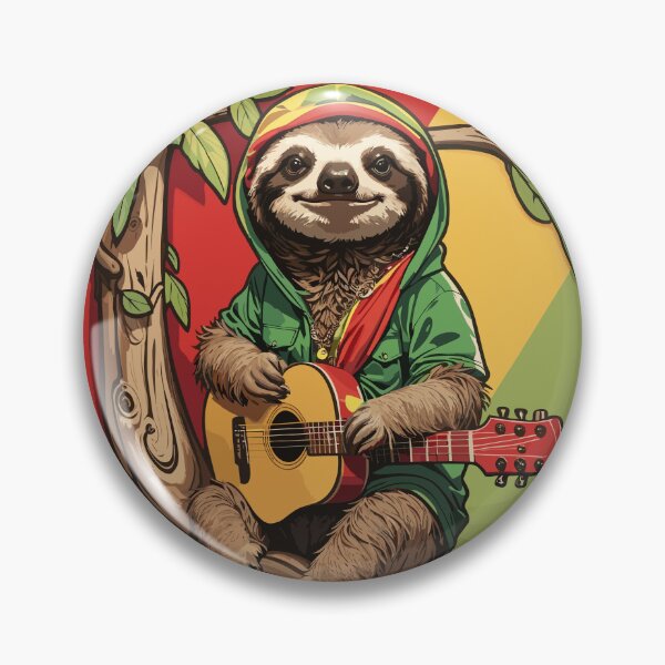 Item preview, Reggae Sloth designed and sold by reggaeartgifts.