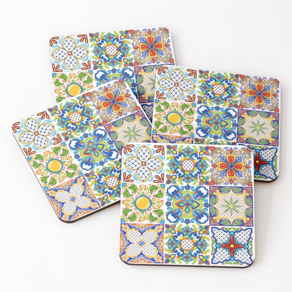 Item preview, Mexican Style Tile pattern 11: Mixed Print Magic designed and sold by Rebecca Turk.
