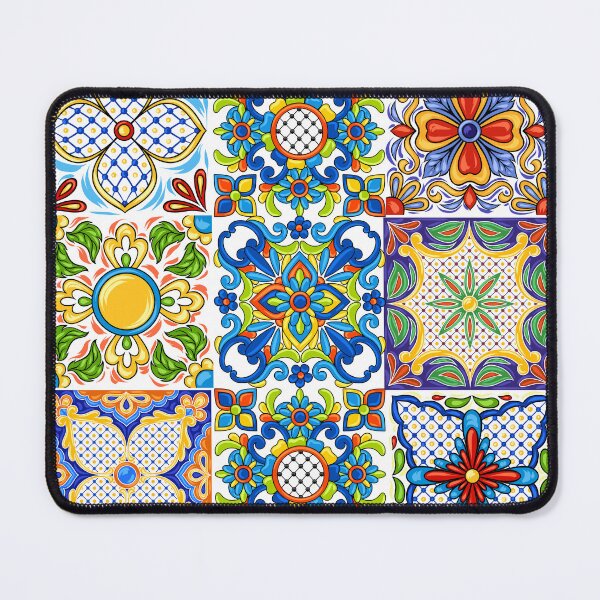Item preview, Mexican Style Tile pattern 11: Mixed Print Magic designed and sold by Rebecca Turk.