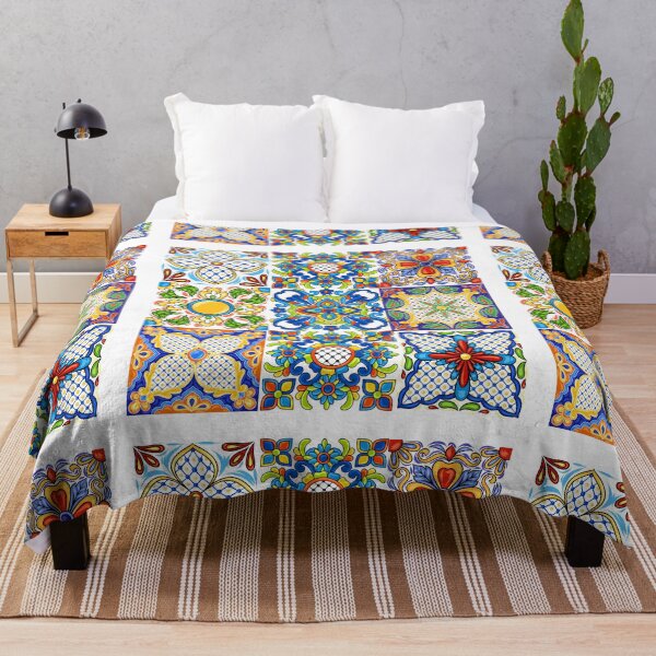 Item preview, Mexican Style Tile pattern 11: Mixed Print Magic designed and sold by Rebecca Turk.