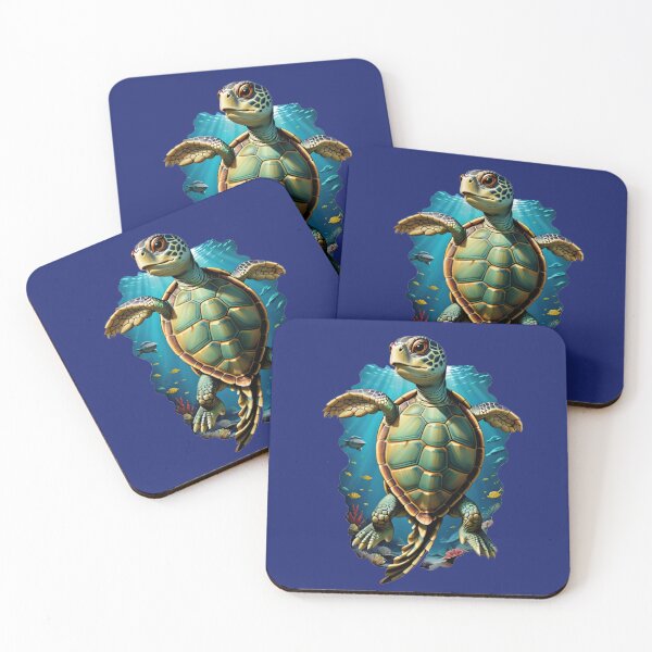 Item preview, Ocean Sea Turtle Swimming In The Sea designed and sold by Gilby-Designs.