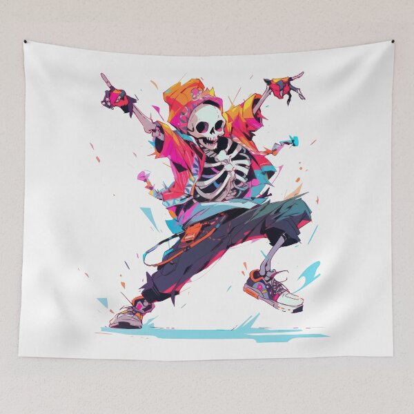 Item preview, Boney Boogie: Skeleton's Spectrum Shimmy designed and sold by KaleidoKiosk.