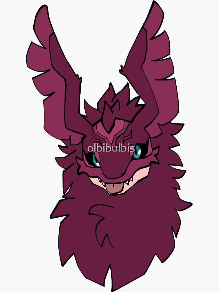 Male Prabiki Creatures of Sonaria Sticker for Sale by olbibulbis