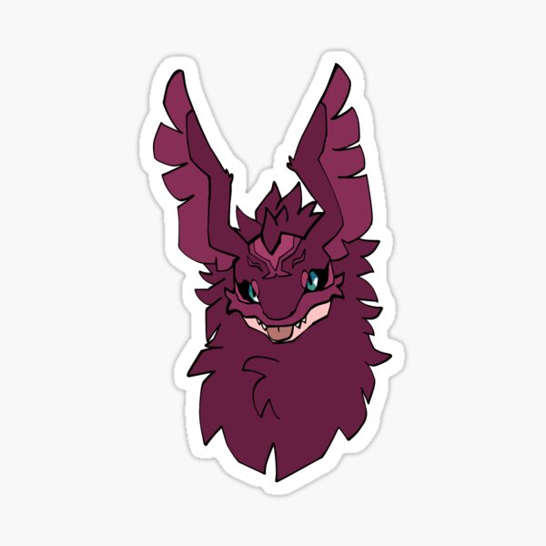 Aesho Creatures of Sonaria Female Sticker for Sale by olbibulbis