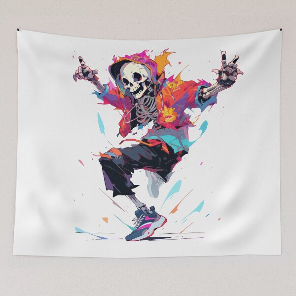 Item preview, Boney Boogie: Skeleton's Spectrum Shimmy designed and sold by KaleidoKiosk.