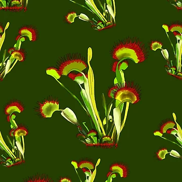Artwork thumbnail, Venus flytrap pattern by ComradeScar