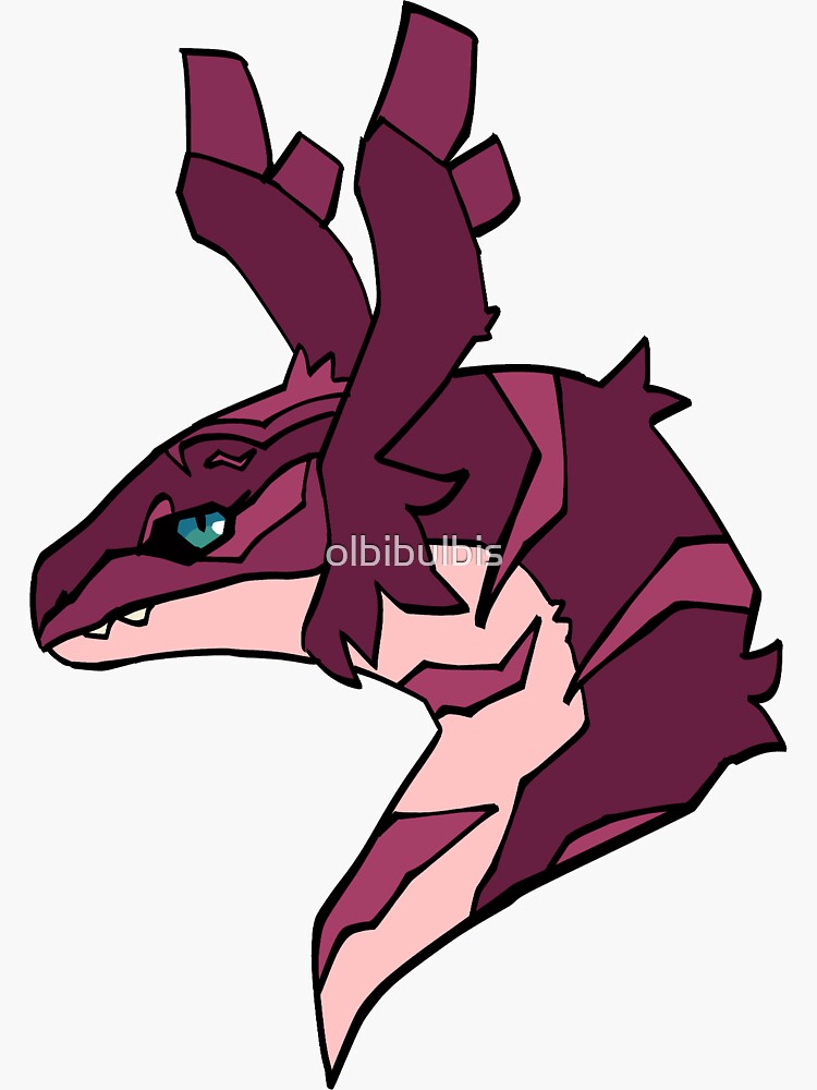 Aesho Creatures of Sonaria Female Sticker for Sale by olbibulbis