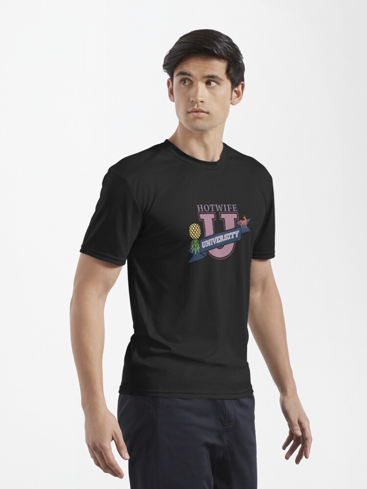 Thumbnail 3 of 7, Active T-Shirt, Hotwife University designed and sold by Vixen-Games.
