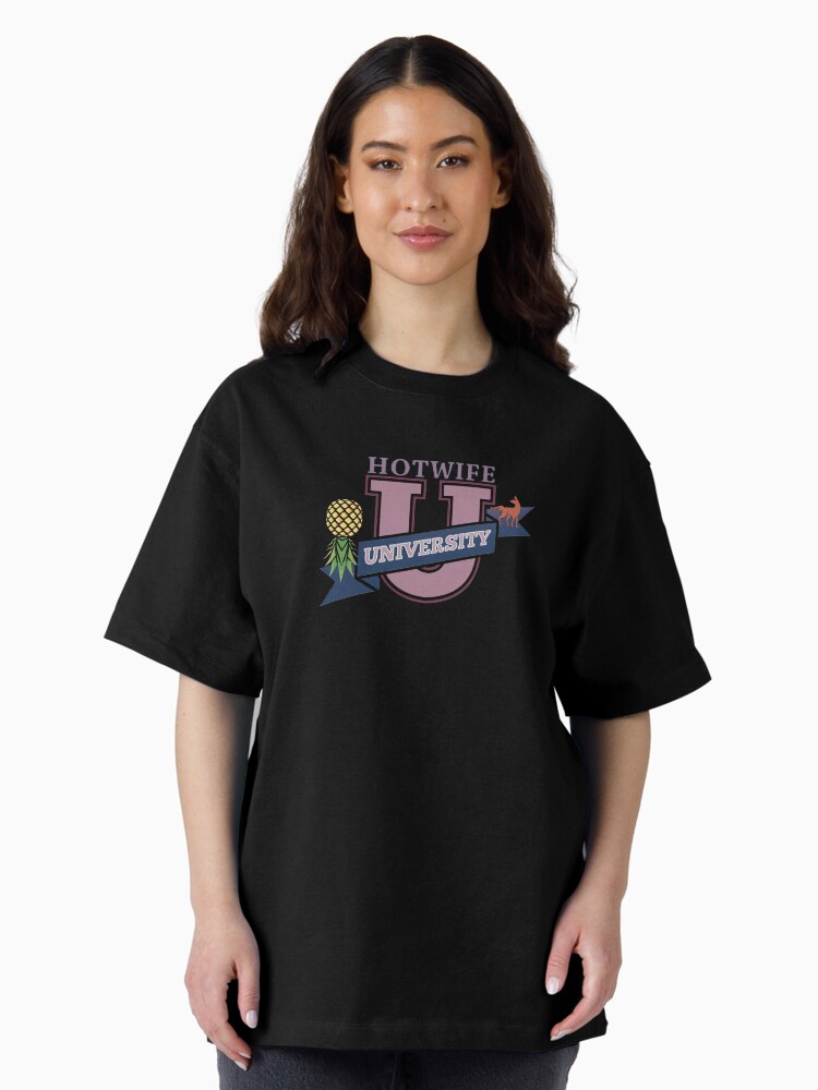 Thumbnail 2 of 7, Oversized T-Shirt, Hotwife University designed and sold by Vixen-Games.