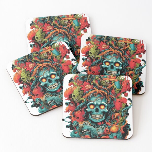 Item preview, Halloween custom design skull designed and sold by Stickerlion.