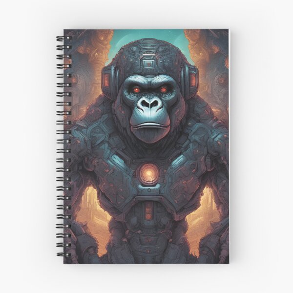 Item preview, Semi-realistic robot gorilla  designed and sold by Maths-4-Nerds.