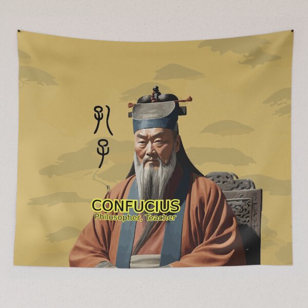 Item preview, CONFUCIUS - Teacher, Philosopher designed and sold by JHANL.