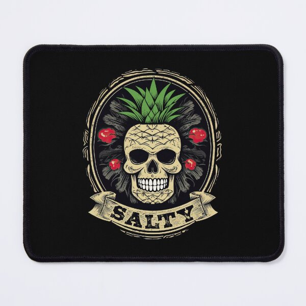 Item preview, Pineapple Skull Beach Salty designed and sold by blackdogshop.
