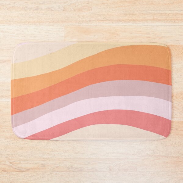 Item preview, Wavy Stripes Orange Yellow and Pink  designed and sold by zanydoodles.