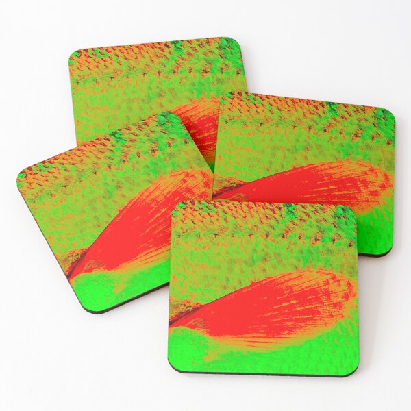Item preview, Bright Alien Green Weakfish with Neon Red designed and sold by CJRPics.