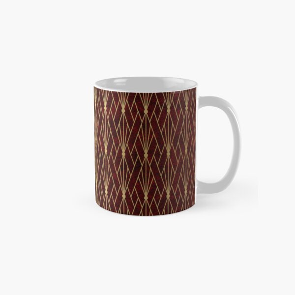 Item preview, Art Deco "Ties" Pattern - Ruby Red designed and sold by JadeRyder.