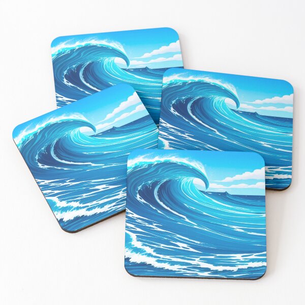 Item preview, Blue Ocean Waves designed and sold by Timegraf.