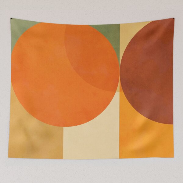 Item preview, Mid-Century Fall Colours and shapes 1 designed and sold by Dominiquevari.