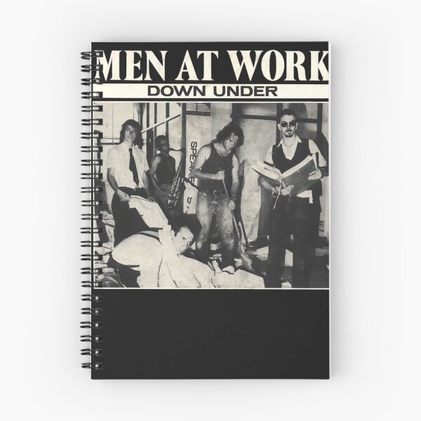 Item preview, Men At Work Down Under Australian Rock Band Seventies designed and sold by NathanielDavie.