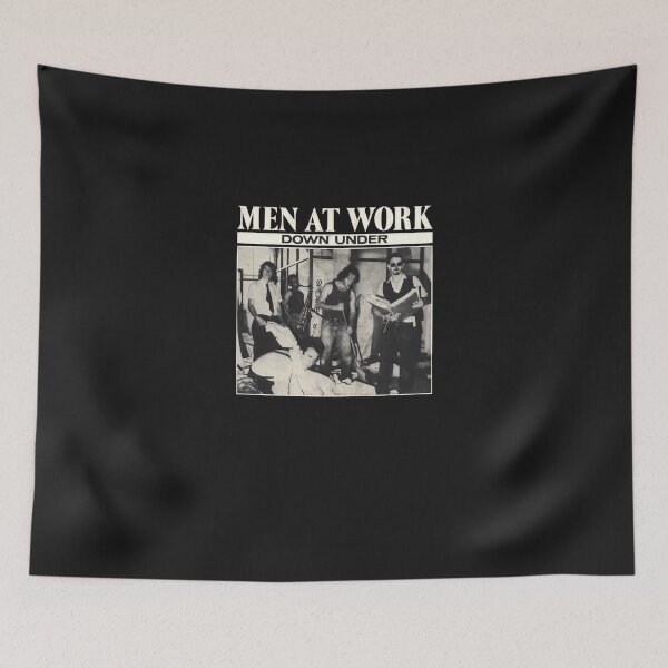 Item preview, Men At Work Down Under Australian Rock Band Seventies designed and sold by NathanielDavie.
