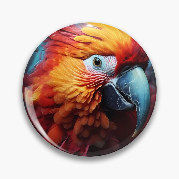 Item preview, “Parrot in Technicolor” designed and sold by Art-Vortex-fr.