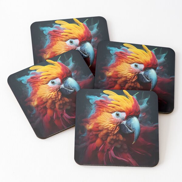 Item preview, “Parrot in Technicolor” designed and sold by Art-Vortex-fr.