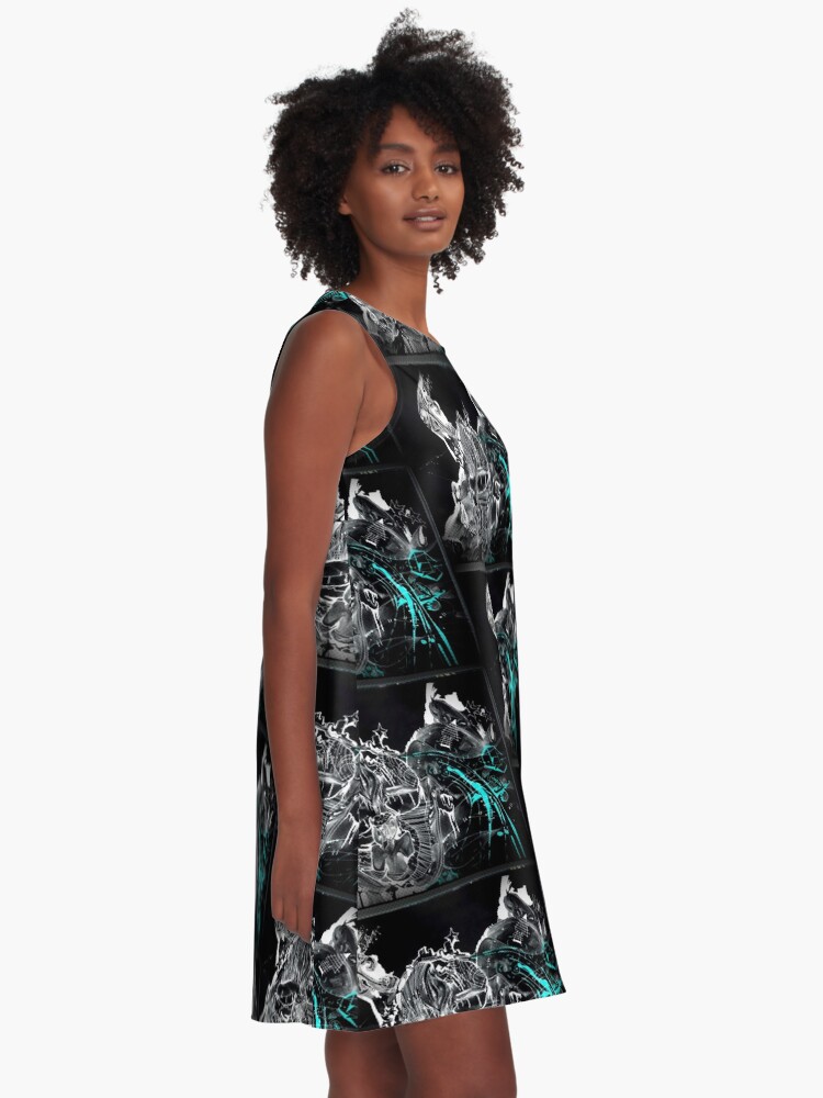 Alternate view of GalaxyX.. Soo Abstract !! XD A-Line Dress