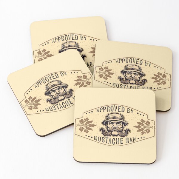 Item preview, Approved by Mustache Man designed and sold by SteadyRolling.