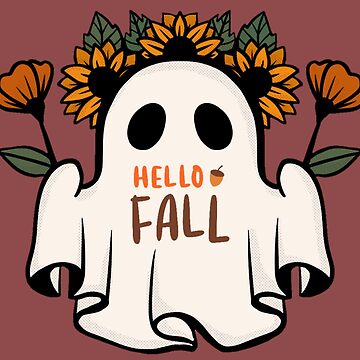 Fall Ghost Sticker for iOS & Android