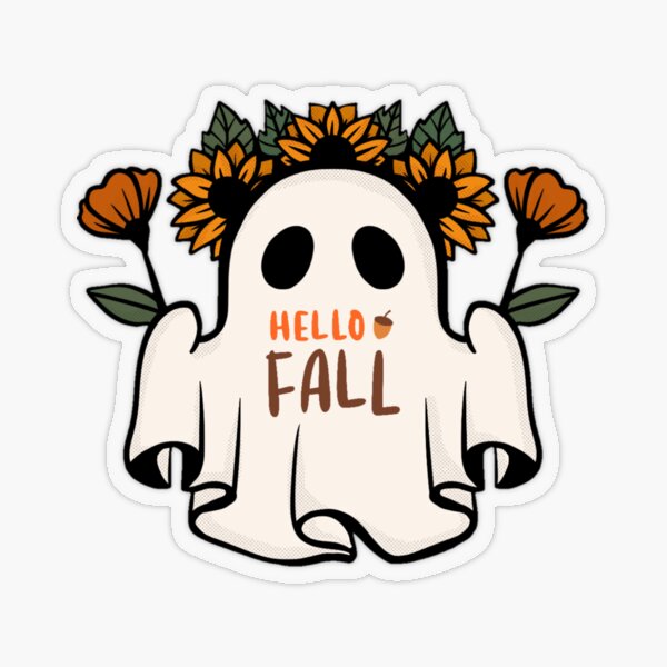 Fall Ghost Sticker for iOS & Android