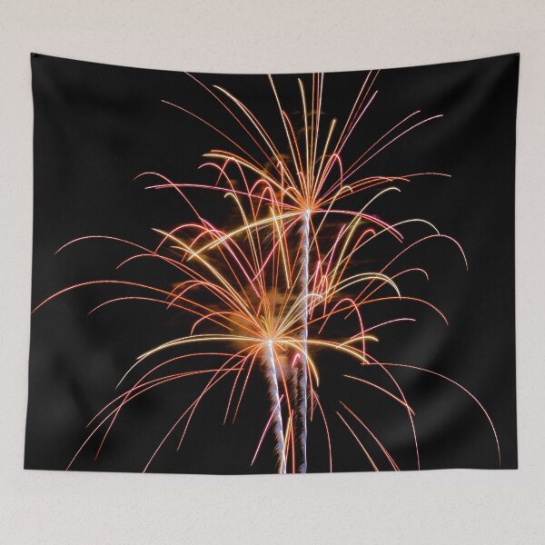 Item preview, Festive Fireworks In Night Sky Colorful Artistic Photo designed and sold by DEC02.