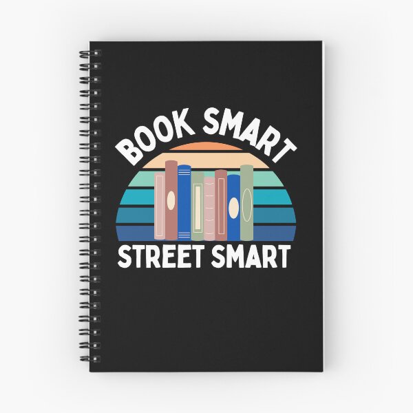 Item preview, Book Smart Street Smart Saying designed and sold by Aestheticlanart.
