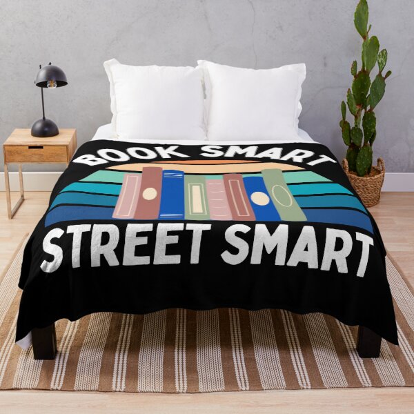 Item preview, Book Smart Street Smart Saying designed and sold by Aestheticlanart.