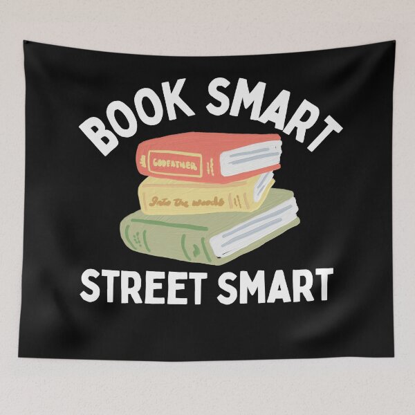 Item preview, Book Smart Street Smart designed and sold by Aestheticlanart.