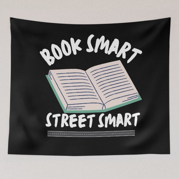 Item preview, Book Smart Street Smart Reading designed and sold by Aestheticlanart.