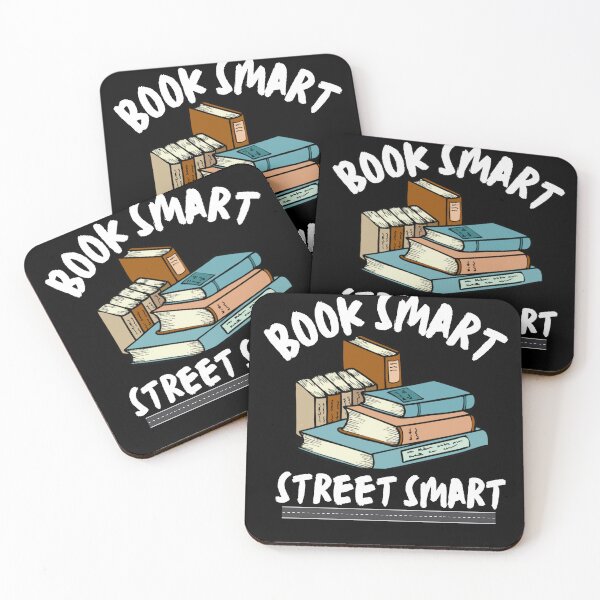 Item preview, Book Smart Street Smart quotes designed and sold by Aestheticlanart.