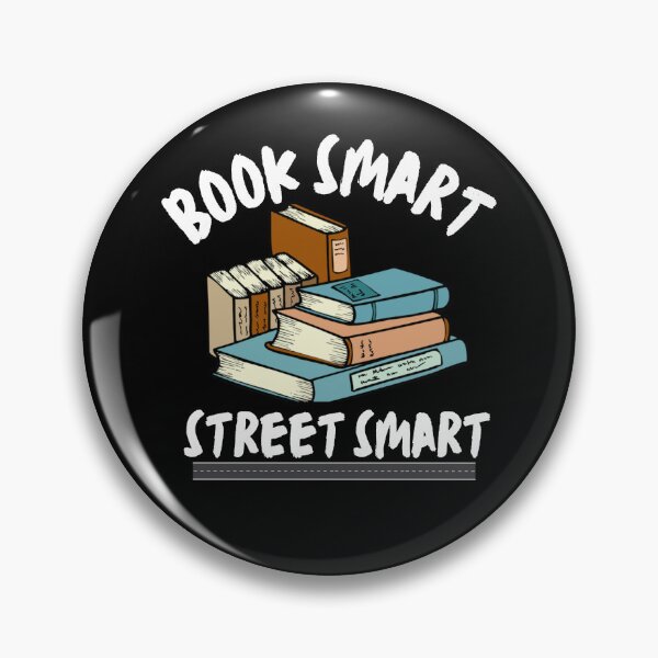 Item preview, Book Smart Street Smart quotes designed and sold by Aestheticlanart.