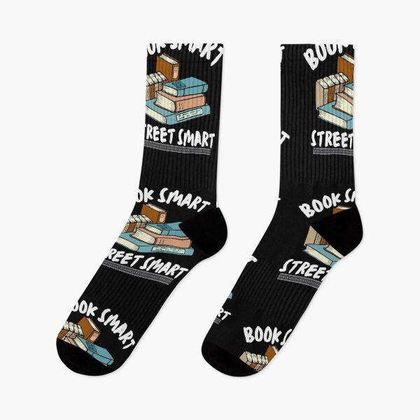 Item preview, Book Smart Street Smart quotes designed and sold by Aestheticlanart.