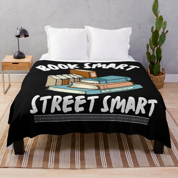 Item preview, Book Smart Street Smart quotes designed and sold by Aestheticlanart.