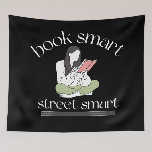 Item preview, Book Smart Street Smart Girl designed and sold by Aestheticlanart.
