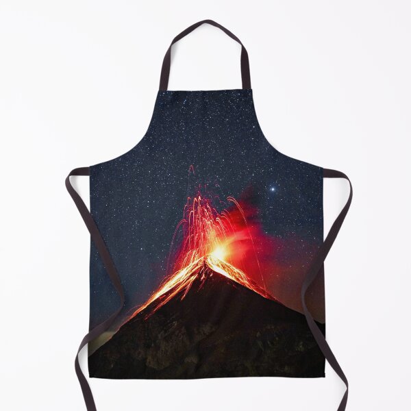 Item preview, Fire in the Stars, Fire in the Earth - Exploding Volcano at Night designed and sold by DEL-Productions.