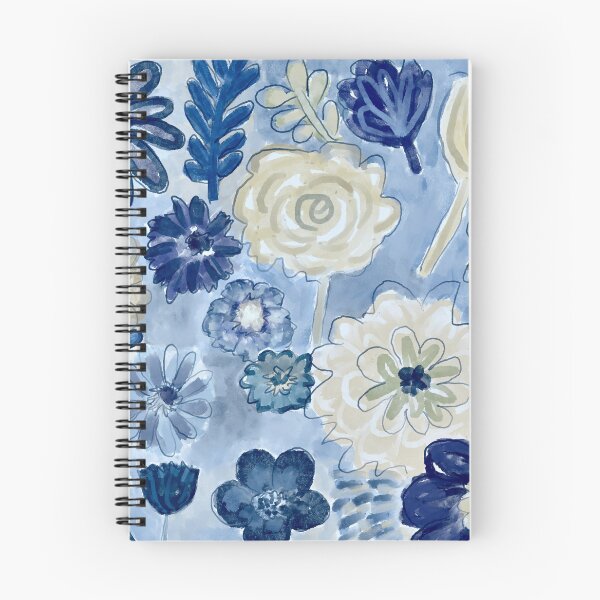 Item preview, Floral Blues designed and sold by Leanne Morin.