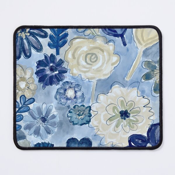 Item preview, Floral Blues designed and sold by Leanne Morin.