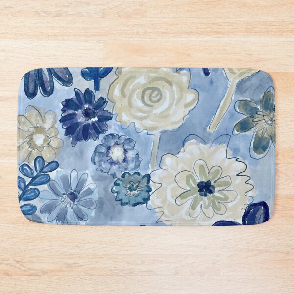 Item preview, Floral Blues designed and sold by Leanne Morin.
