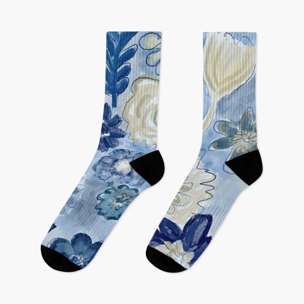Item preview, Floral Blues designed and sold by Leanne Morin.
